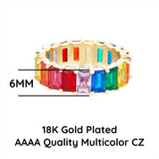 Eternity Rainbow Radiance Ring