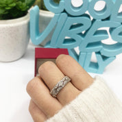 Lab Created Moissanite Wedding Band Ring for Women