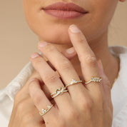 Infinity Heart Promise Lab Grown Diamond Split Shank Engagement Ring