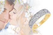 Lab Created Moissanite Wedding Band Ring for Women