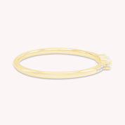 3 Stone Stackable Ring Simulated Opal & Cubic Zirconia