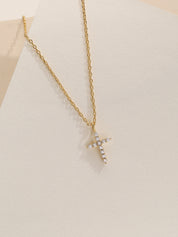 Cross Moissanite Diamond Necklace