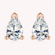 Pear Cut Diamond Earrings