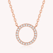Circle Lab Grown Diamond Pendant Necklace