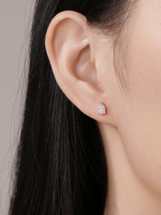 Pear Cut Diamond Earrings