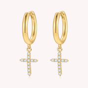 Cross Dangle Earrings