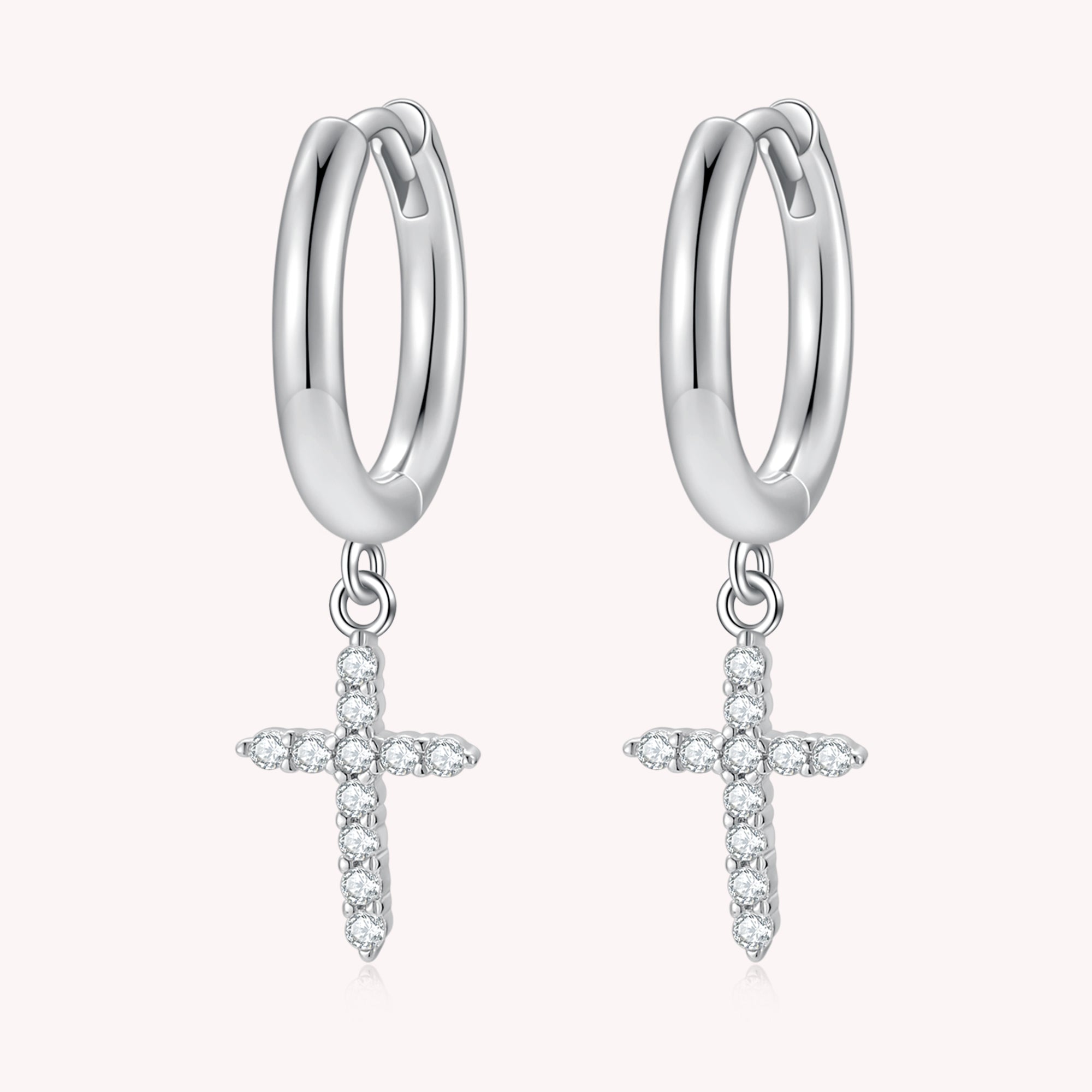 Cross Dangle Earrings