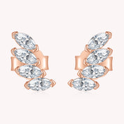 Climbers Moissanite Diamond Earrings