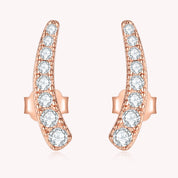 Ear Climber Stud Earrings