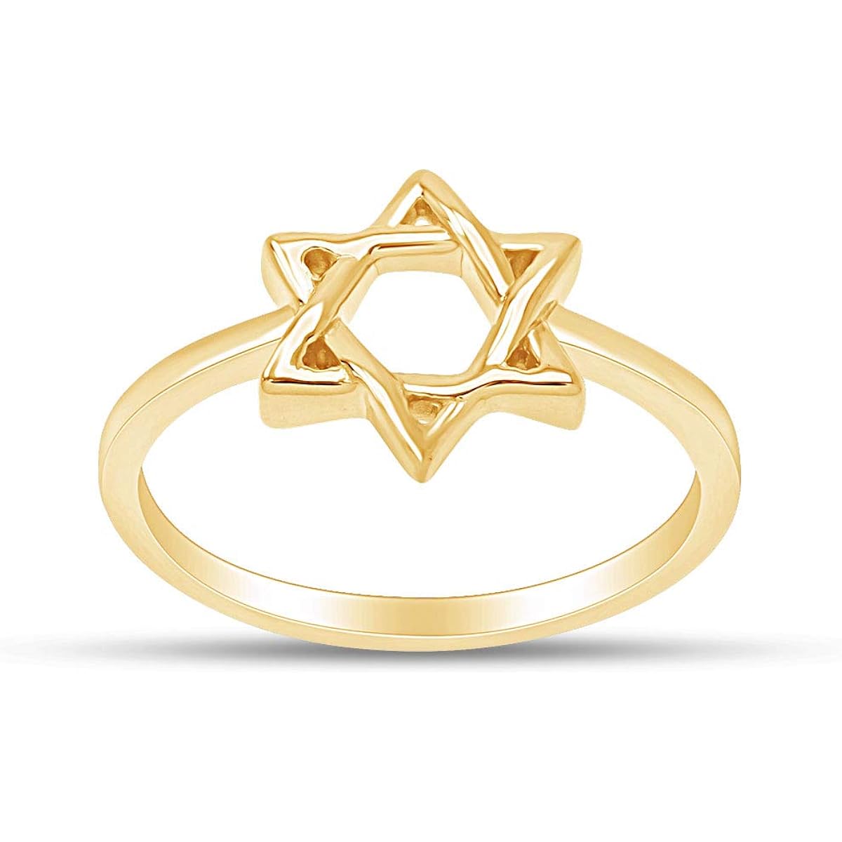 Star of David Magen David Hebrew Shield Ring