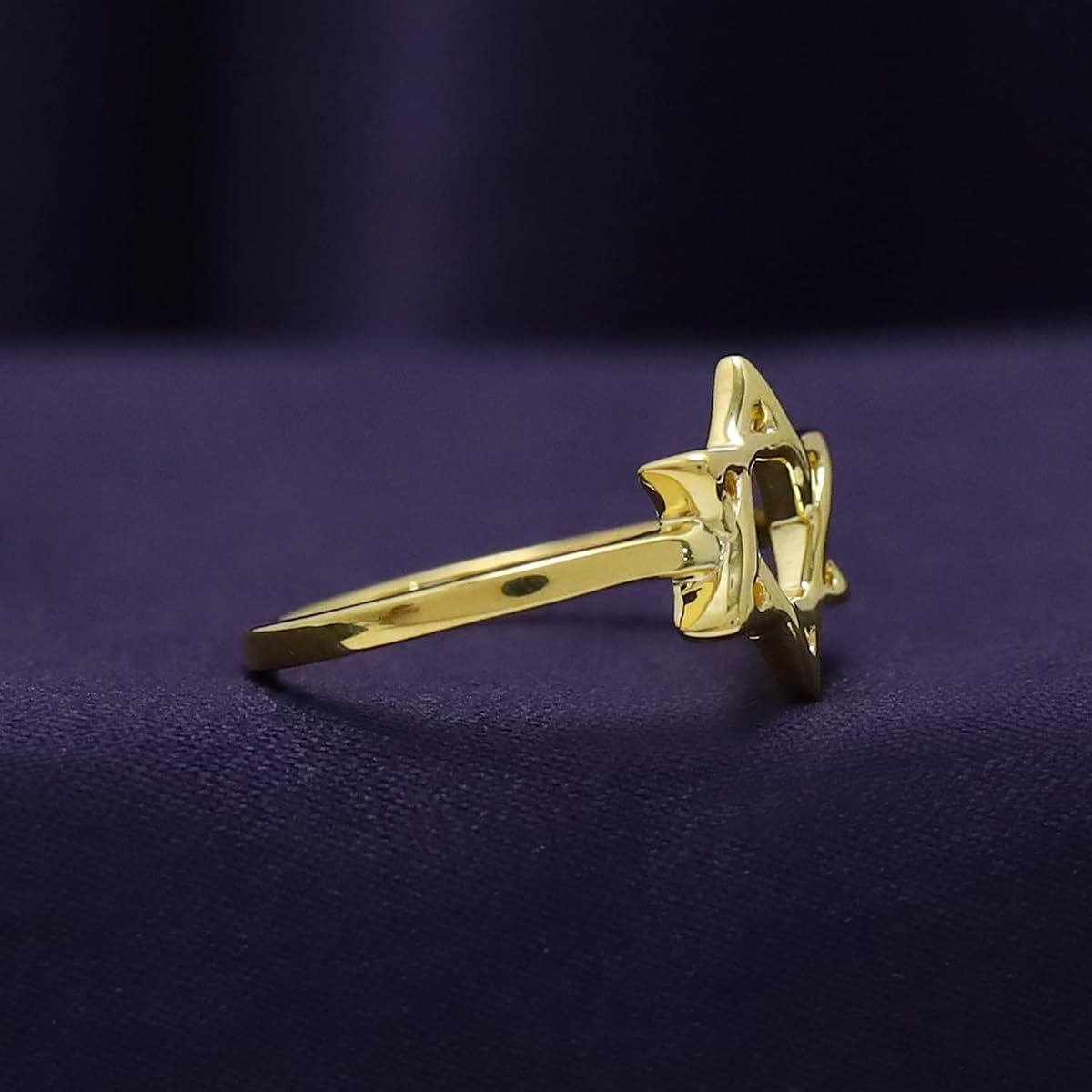 Star of David Magen David Hebrew Shield Ring