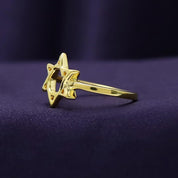 Star of David Magen David Hebrew Shield Ring