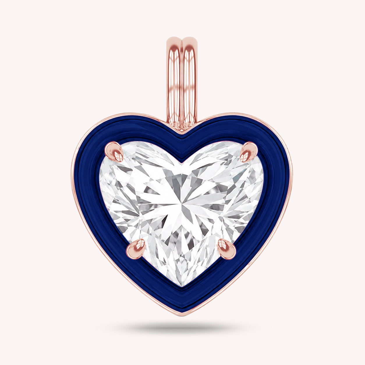 Solitaire Pendant Multi Shape Lab Created Moissanite Diamond