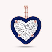 Solitaire Pendant Multi Shape Lab Created Moissanite Diamond