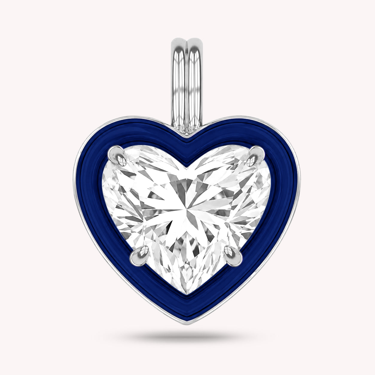 Solitaire Pendant Multi Shape Lab Created Moissanite Diamond