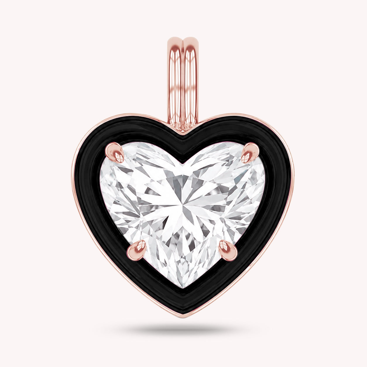 Solitaire Pendant Multi Shape Lab Created Moissanite Diamond