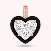 Solitaire Pendant Multi Shape Lab Created Moissanite Diamond