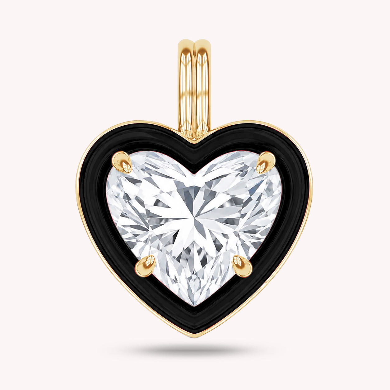 Solitaire Pendant Multi Shape Lab Created Moissanite Diamond