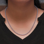 Ball Bead Chain Necklace for Women and Men
