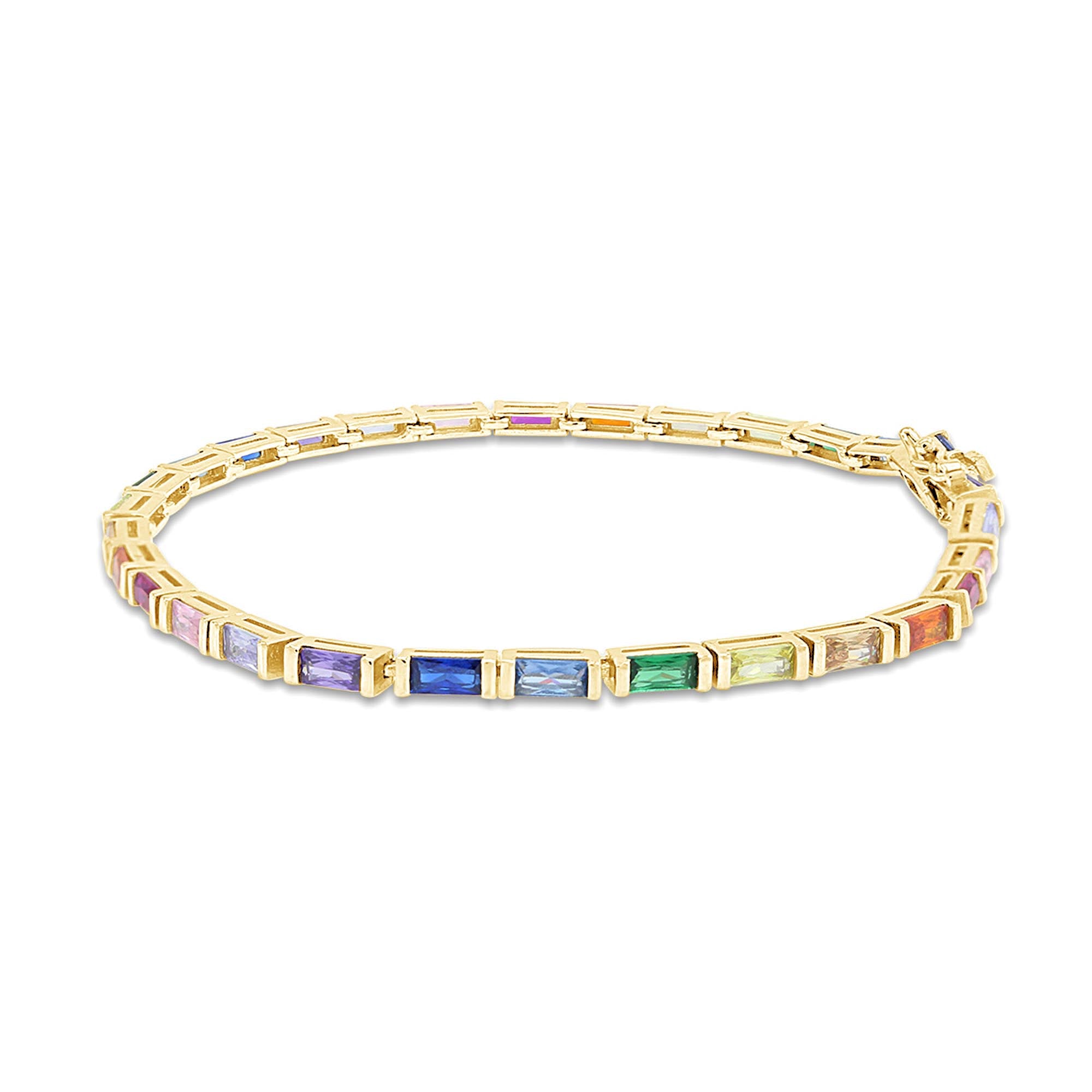 Colourful Bar Setting Rainbow Baguette