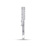 Heart Shape 4mm Lab Created Moissanite Bangle Bracelet