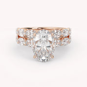 IGI Certified Lab Grown Diamond Oval Shape Solitaire Engagement Ring