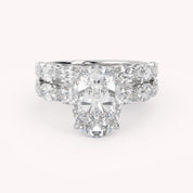 IGI Certified Lab Grown Diamond Oval Shape Solitaire Engagement Ring