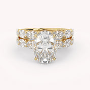 IGI Certified Lab Grown Diamond Oval Shape Solitaire Engagement Ring