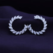 Marquise Shape 3.10 Carat Lab Grown Diamond Stud Earrings