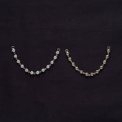 Lab Created Moissanite Dangle Drop Hoop Earrings