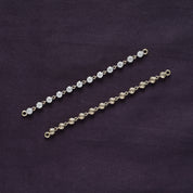 Lab Created Moissanite Dangle Drop Hoop Earrings