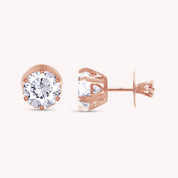 Solitaire 8MM Lab Created Moissanite Stud Earrings