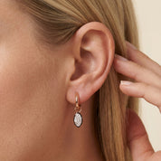 1.00 Carat Marquise Cut Lab Grown Diamond Drop Dangle Earrings