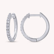Lab Grown Diamond Huggie Hoop Earrings