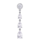 Lab Grown Diamond Glamorous Degrade Dangling Earrings