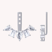 Multi Shaped Add-On Moissanite Earrings