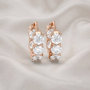 IGI Certified Lab Grown Diamond Insideout Hoop Earrings