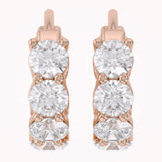 IGI Certified Lab Grown Diamond Insideout Hoop Earrings