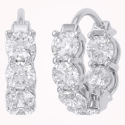 IGI Certified Lab Grown Diamond Insideout Hoop Earrings