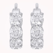 IGI Certified Lab Grown Diamond Insideout Hoop Earrings