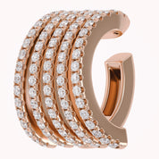 0.53 CTW Round Cut Lab Grown Diamond Everyday Single Cuff Earring