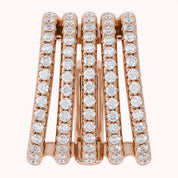 0.53 CTW Round Cut Lab Grown Diamond Everyday Single Cuff Earring