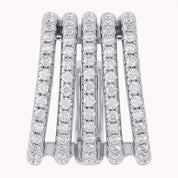 0.53 CTW Round Cut Lab Grown Diamond Everyday Single Cuff Earring
