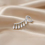 2 Carat Lab Grown Diamond Single Ear Cuffs Earrings
