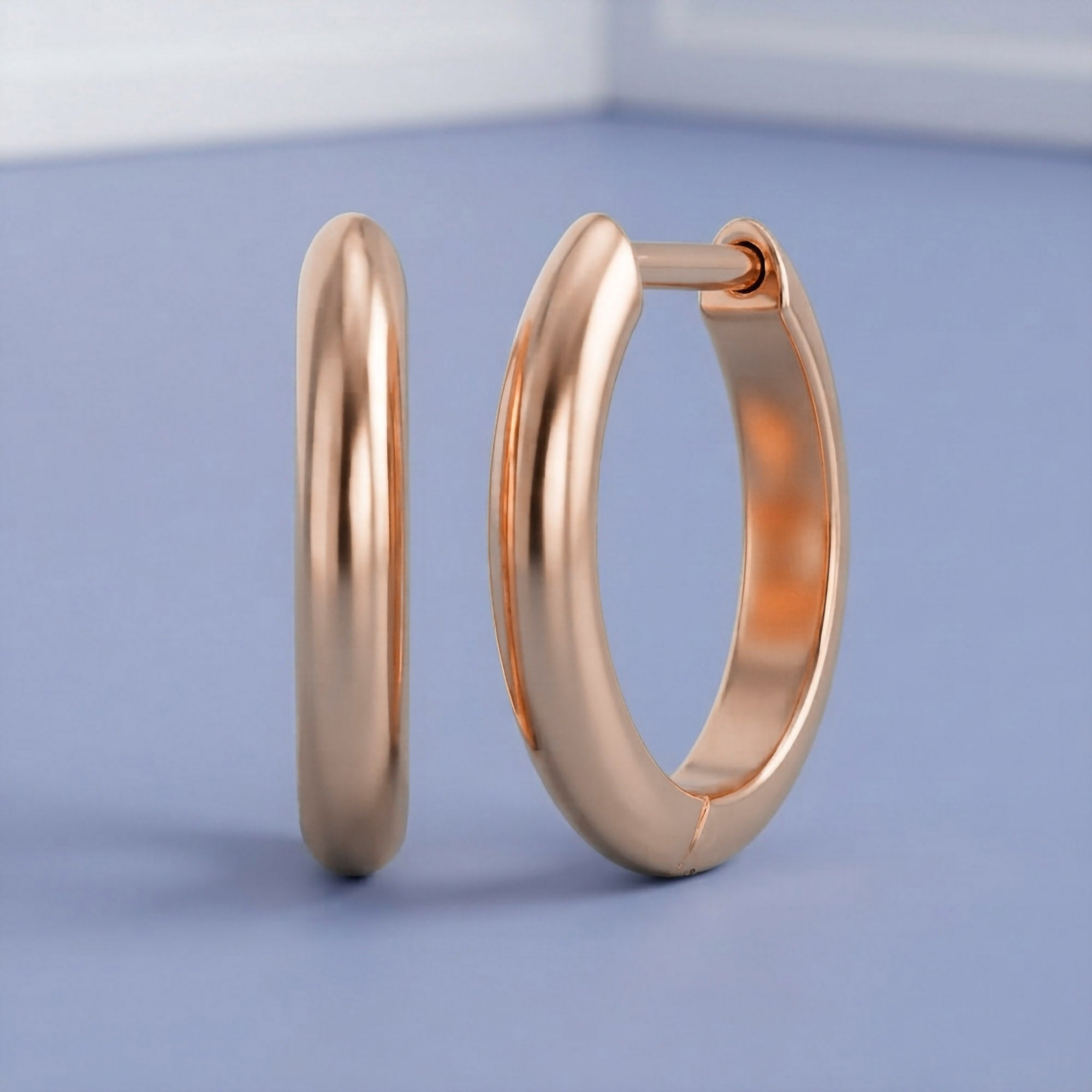 Classic Gold Small Huggie Hoop Earrings