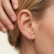 Classic Gold Small Huggie Hoop Earrings