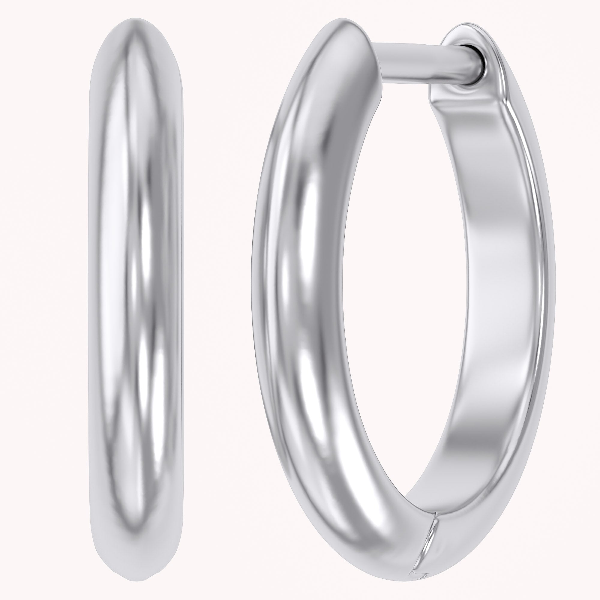 Classic Gold Small Huggie Hoop Earrings