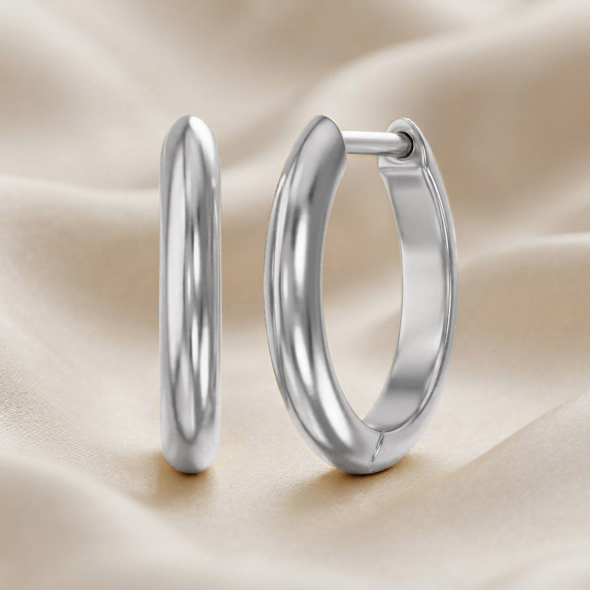 Classic Gold Small Huggie Hoop Earrings