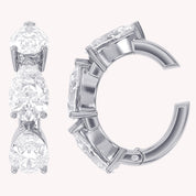 1.20 CTW Lab Grown Diamond Pear Single Cuff Earring