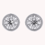 Round-Cut Solitaire Stud Earrings | Lab-Grown Diamond